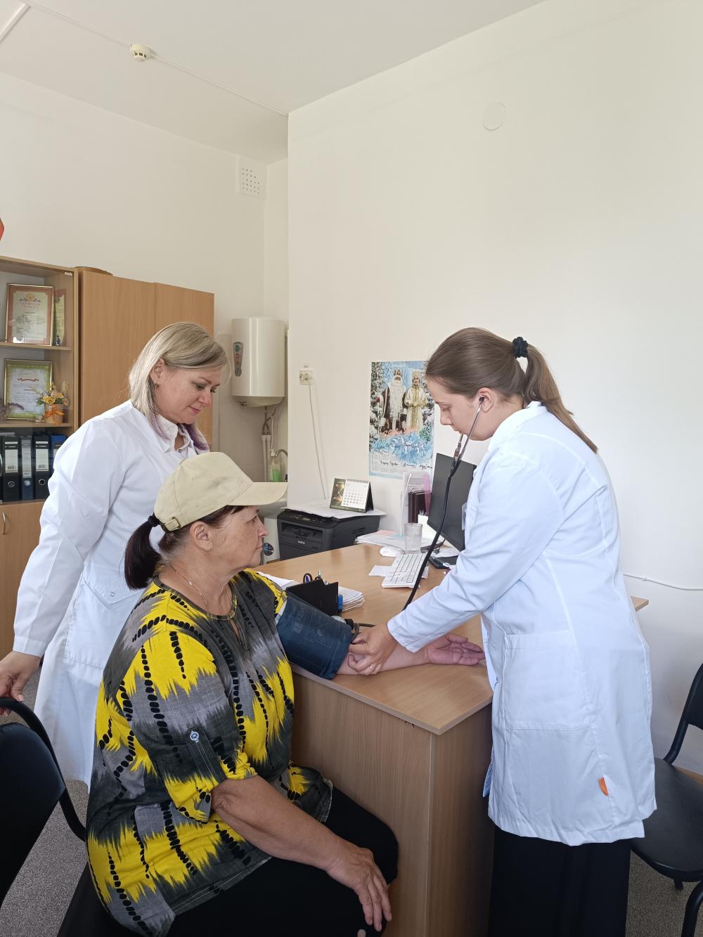 Студенты медицинского колледжа на производственной практике в нашей больнице