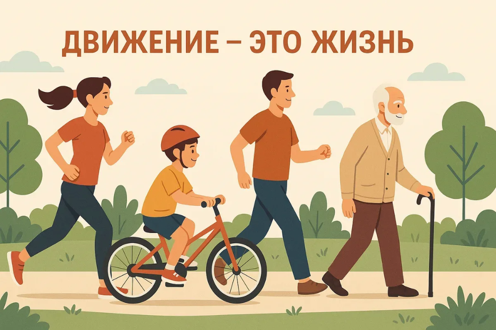 Двигайтесь как можно больше